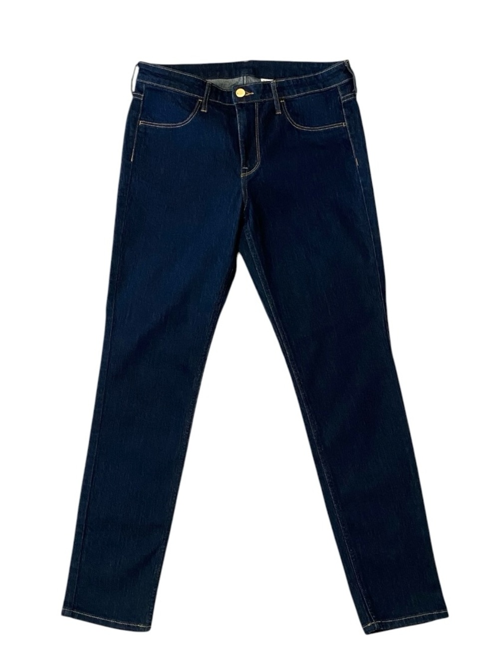 H&M AND Denim Y2K Dark Wash High Rise Ankle Skinny Jeans 29 Stretch - Picture 4 of 8
